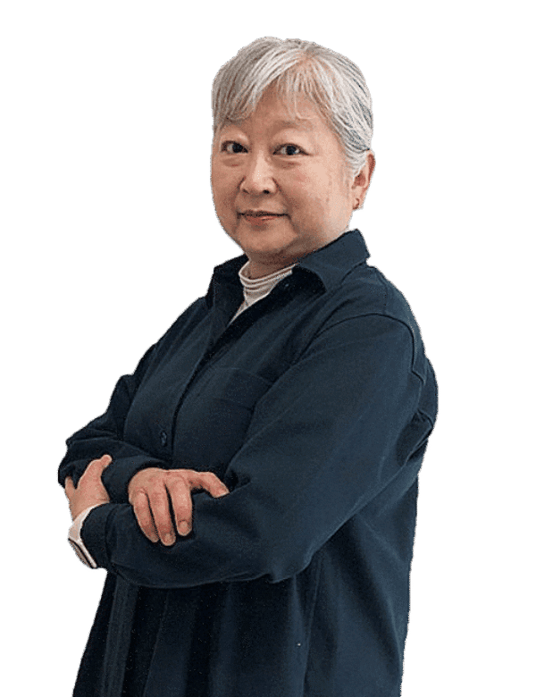 A portrait of Mrs. Eiko Tomita